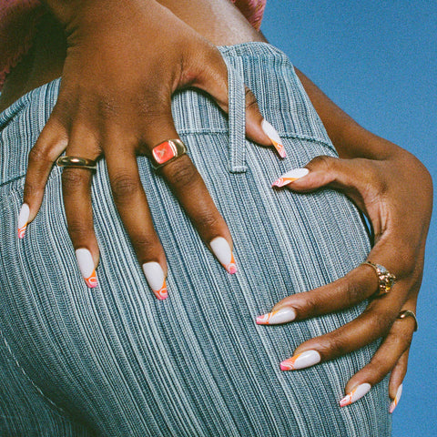 lottie x Chaun Legend stay press'd- chaunbré sunset product from Lottie