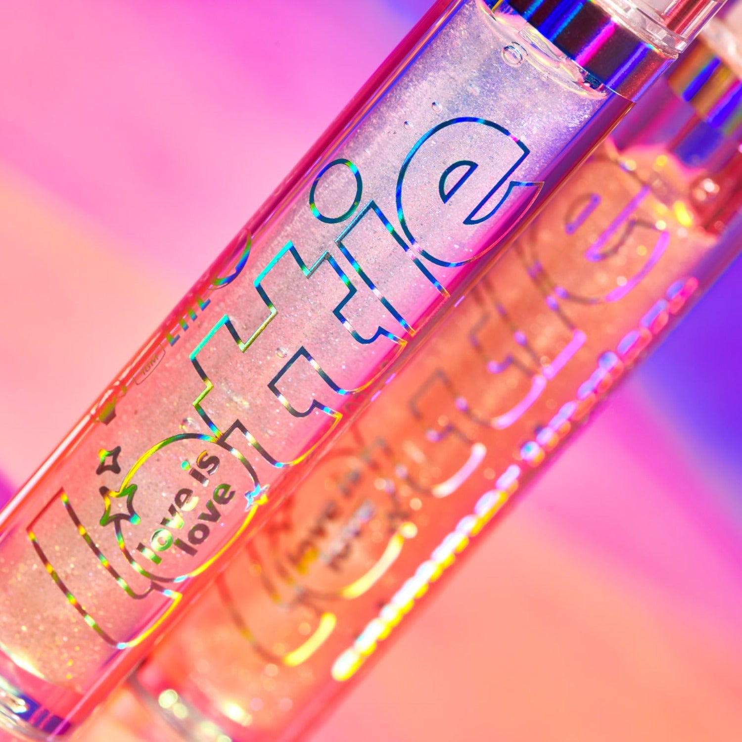 lottie shimmer lip glaze - be proud