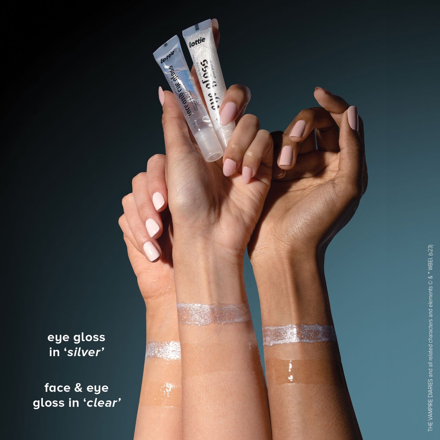 the vampire diaries x silver eye gloss