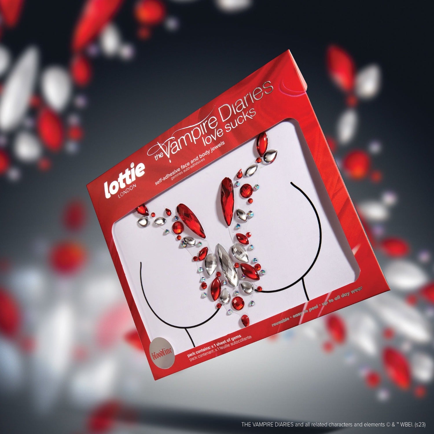 the vampire diaries x face and body gems - bloodline