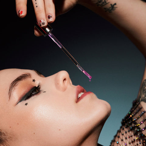 the vampire diaries x blood drip lip tint - witches product from Lottie