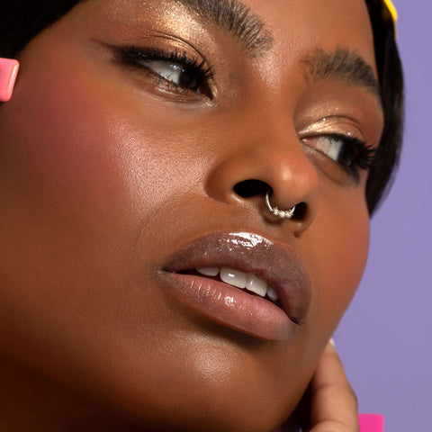 plumped AF lipgloss product from Lottie