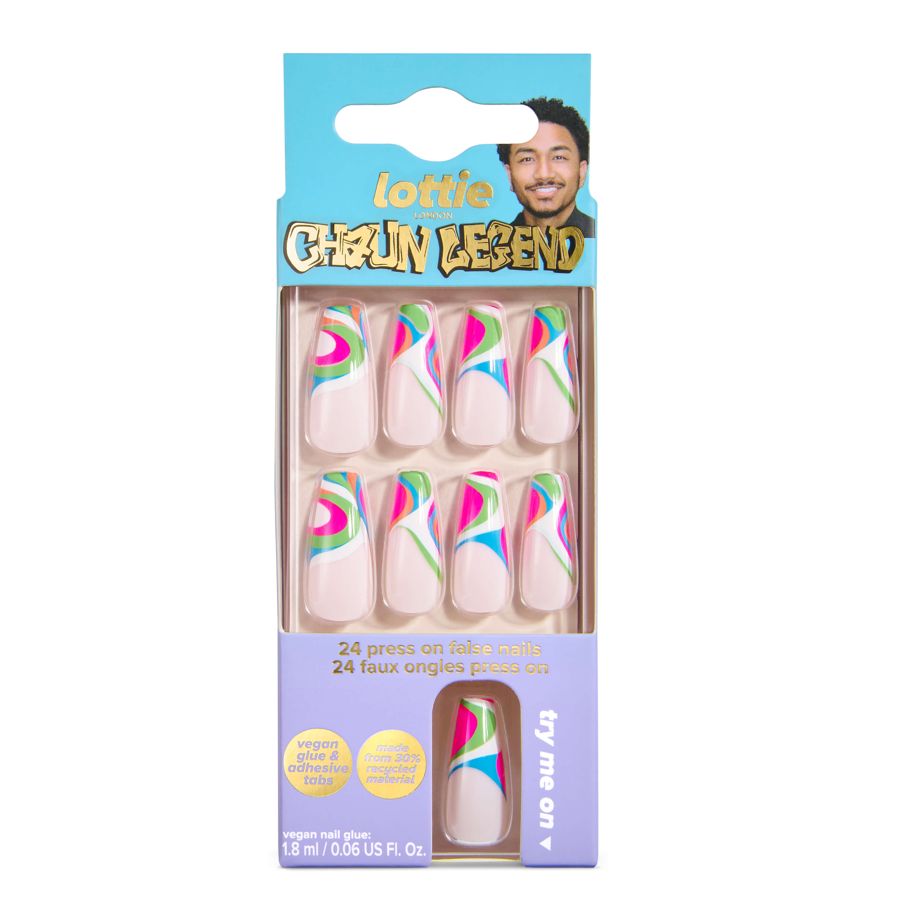 lottie x Chaun Legend stay press'd- swirls for the girls