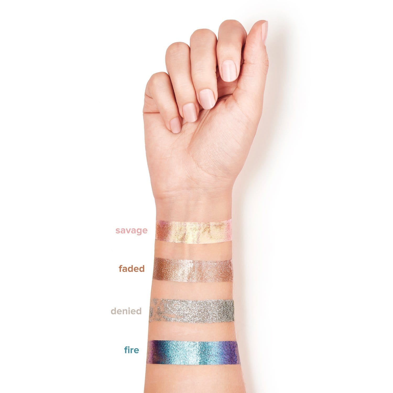 eye foil Makeup metallic eye topper