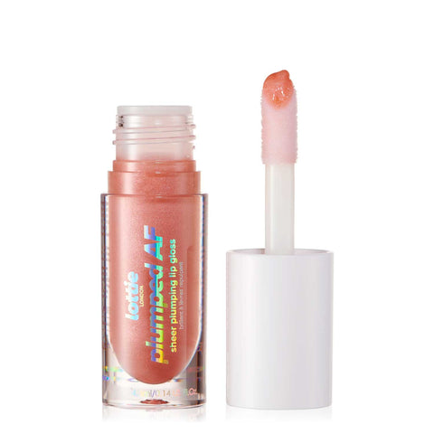 plumped AF lipgloss product from Lottie