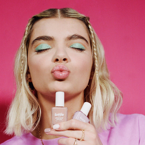 plant based gel effect polish - go off! product from Lottie