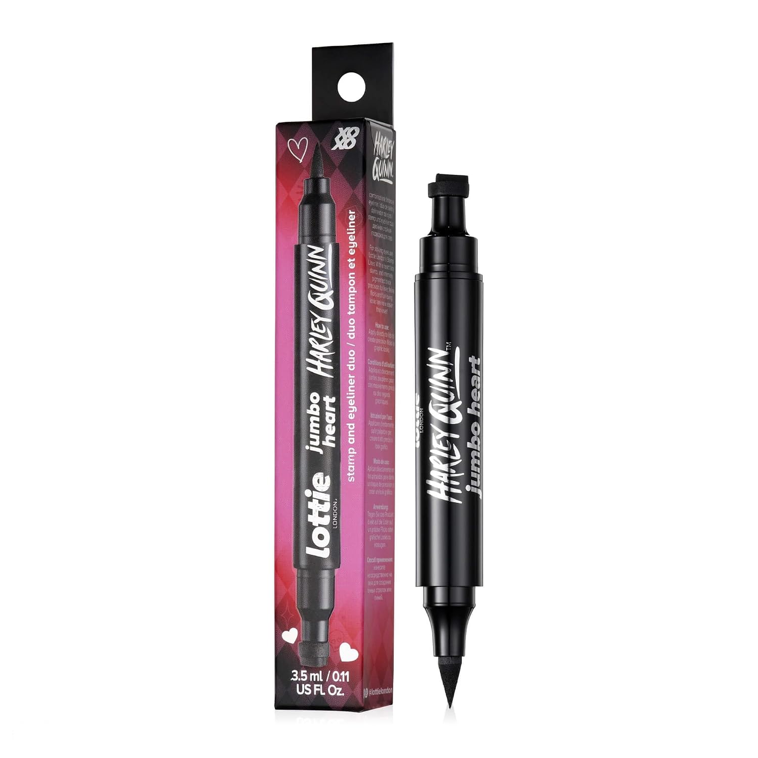 Harley Quinn Jumbo Heart Stamp Liner