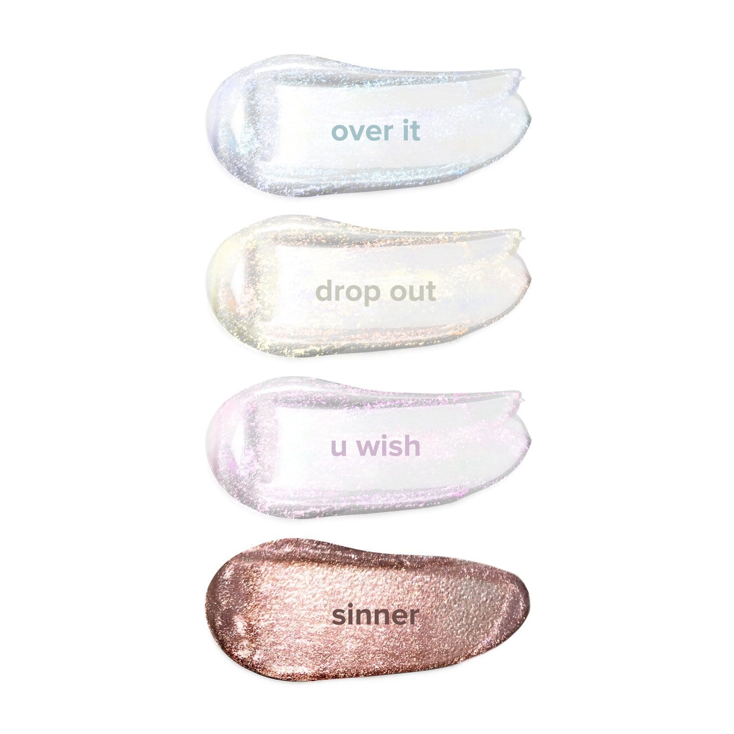 lip foil Makeup iridescent lip topper