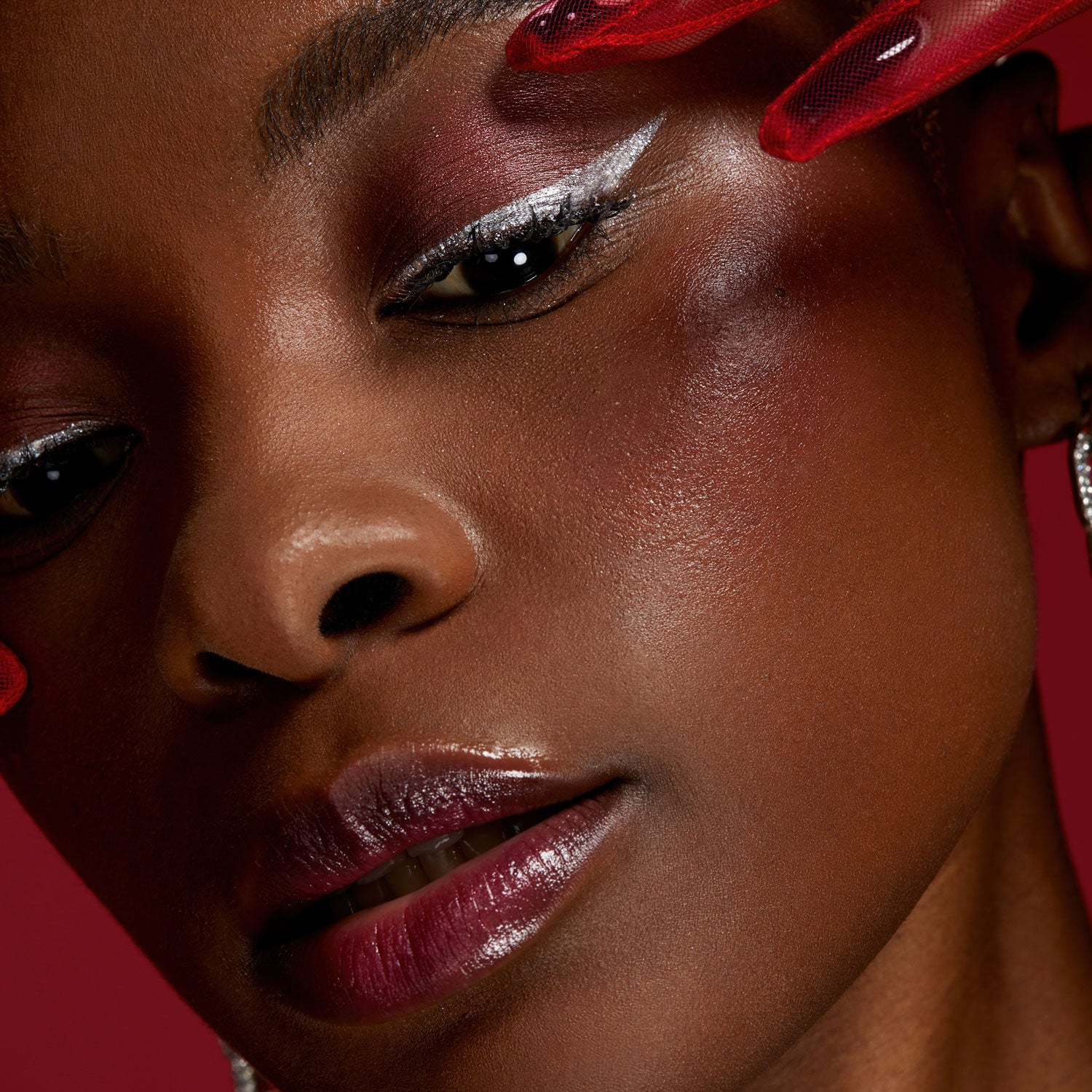 the vampire diaries x silver face & eye pen