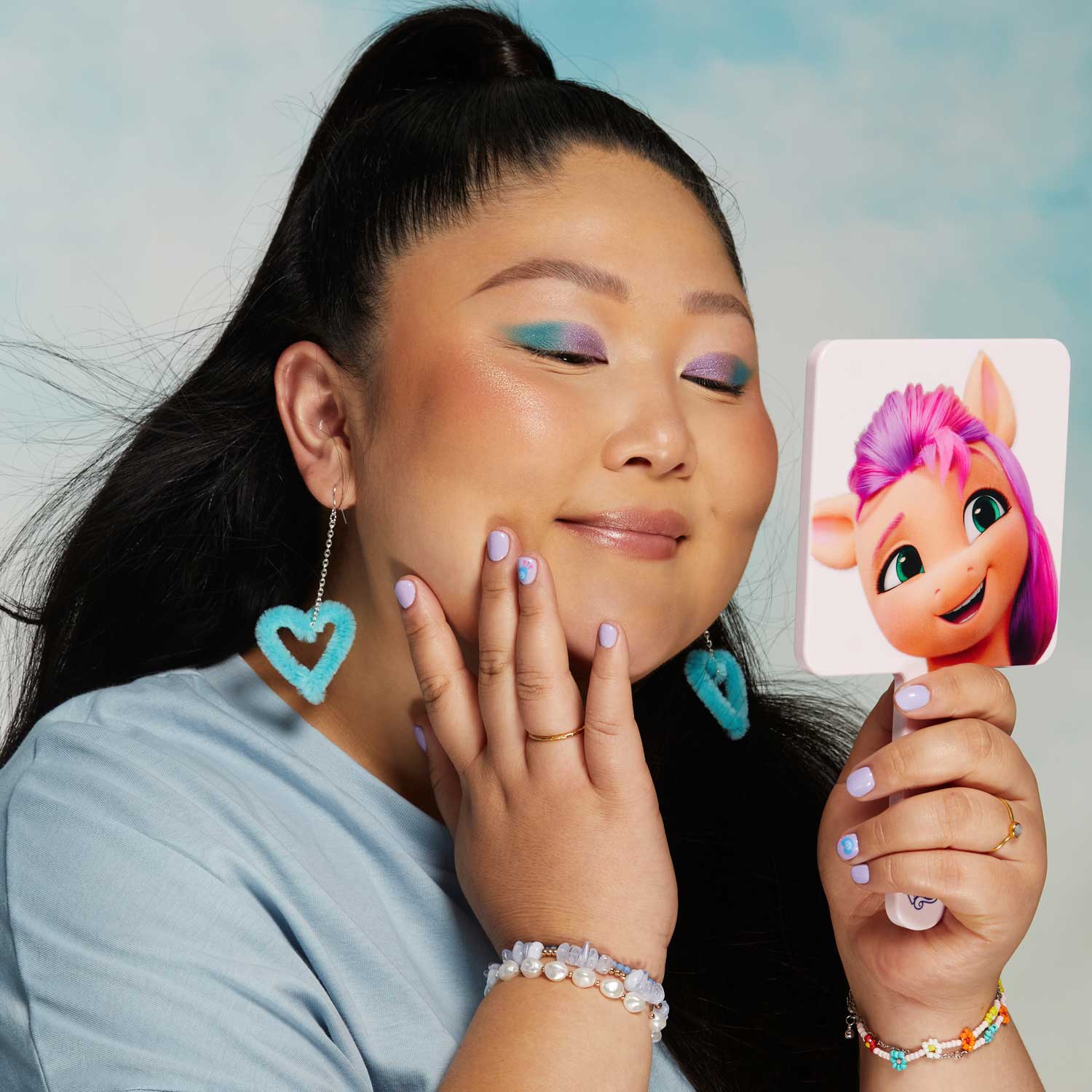 my little pony hand held mirror - find your sparkle