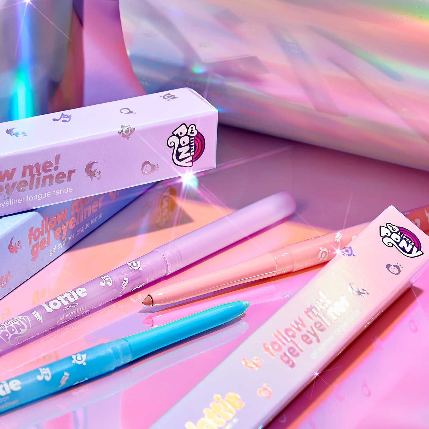 my little pony follow me gel eyeliner - pastel pink