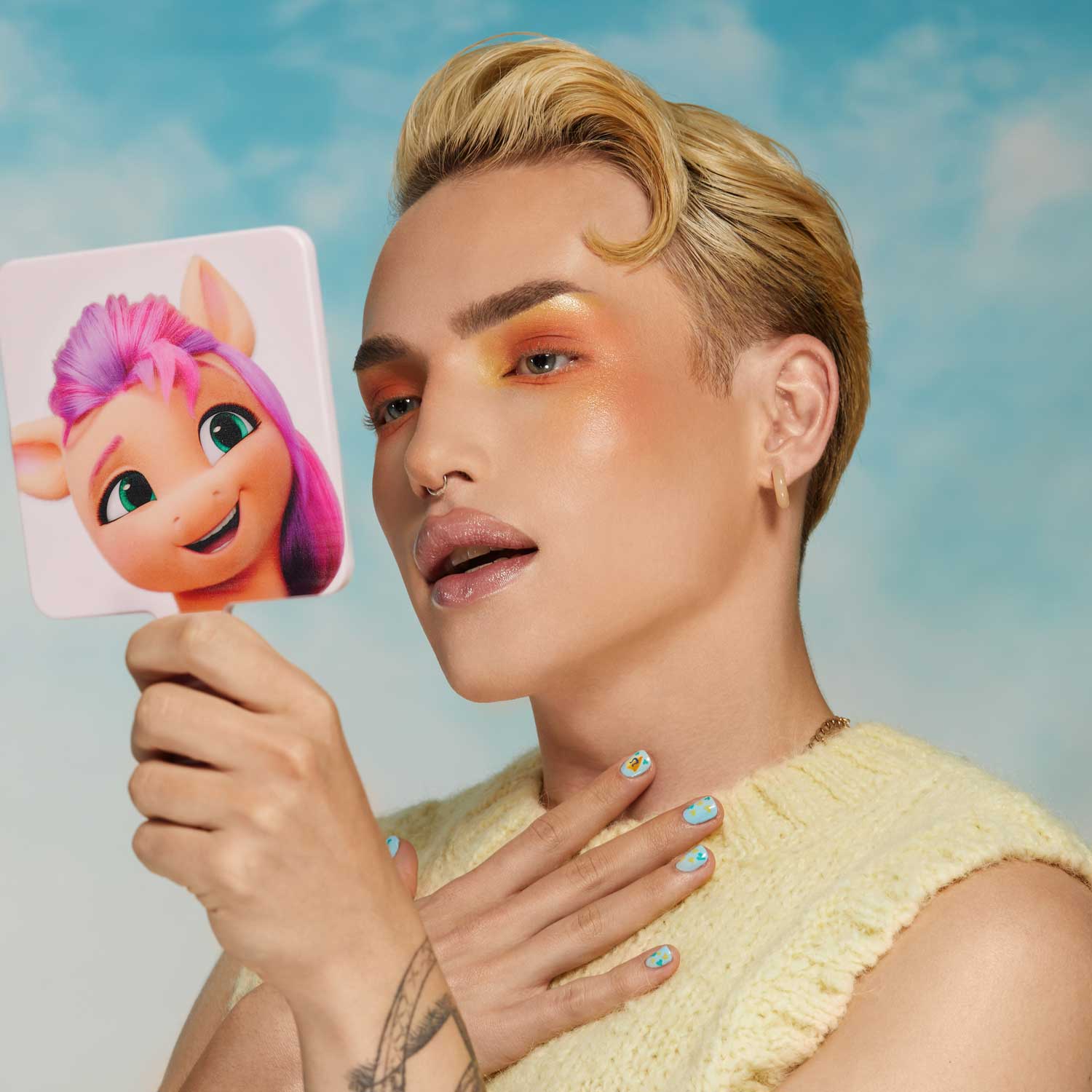 my little pony hand held mirror - find your sparkle