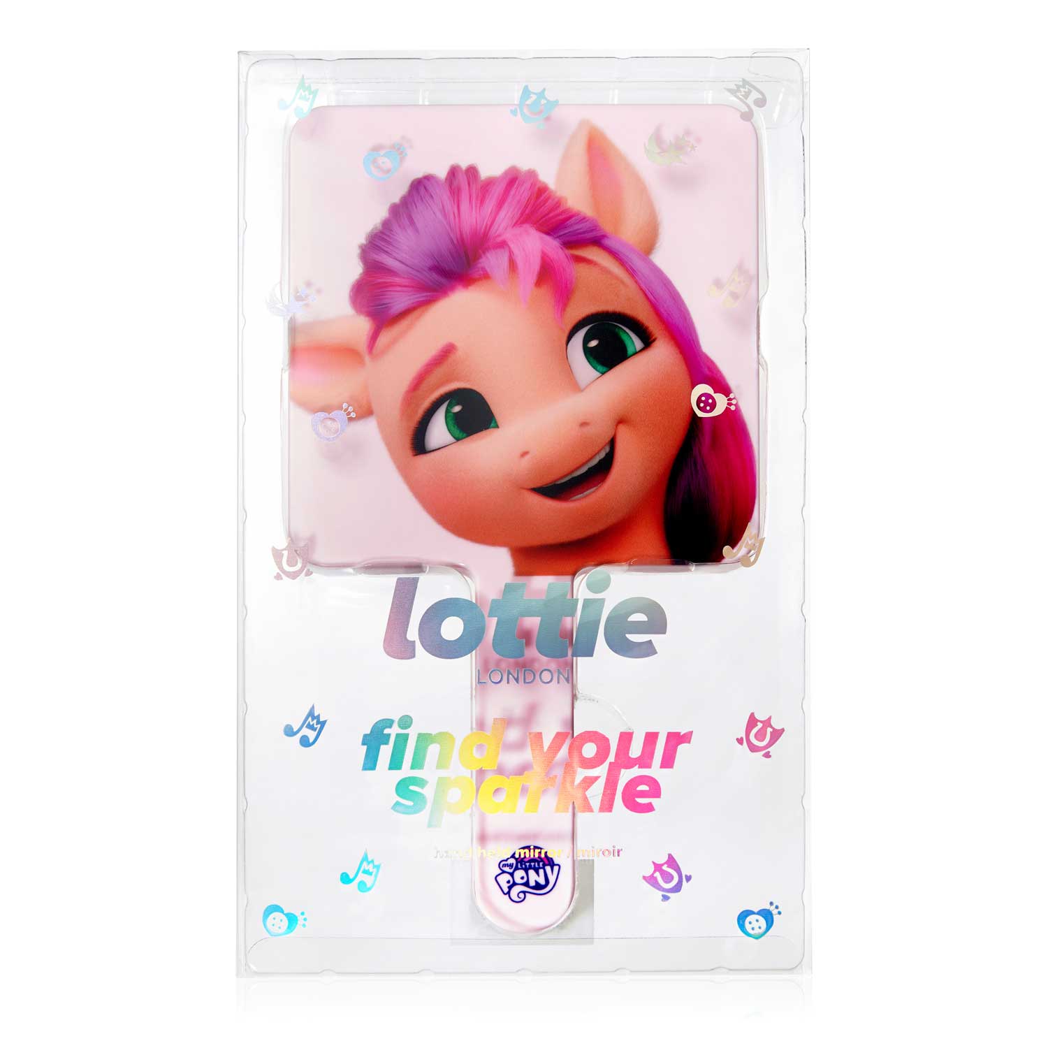 my little pony hand held mirror - find your sparkle