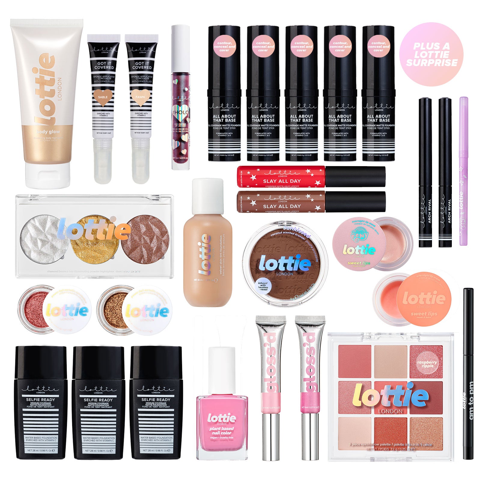 lottie ultimate dupe make up haul