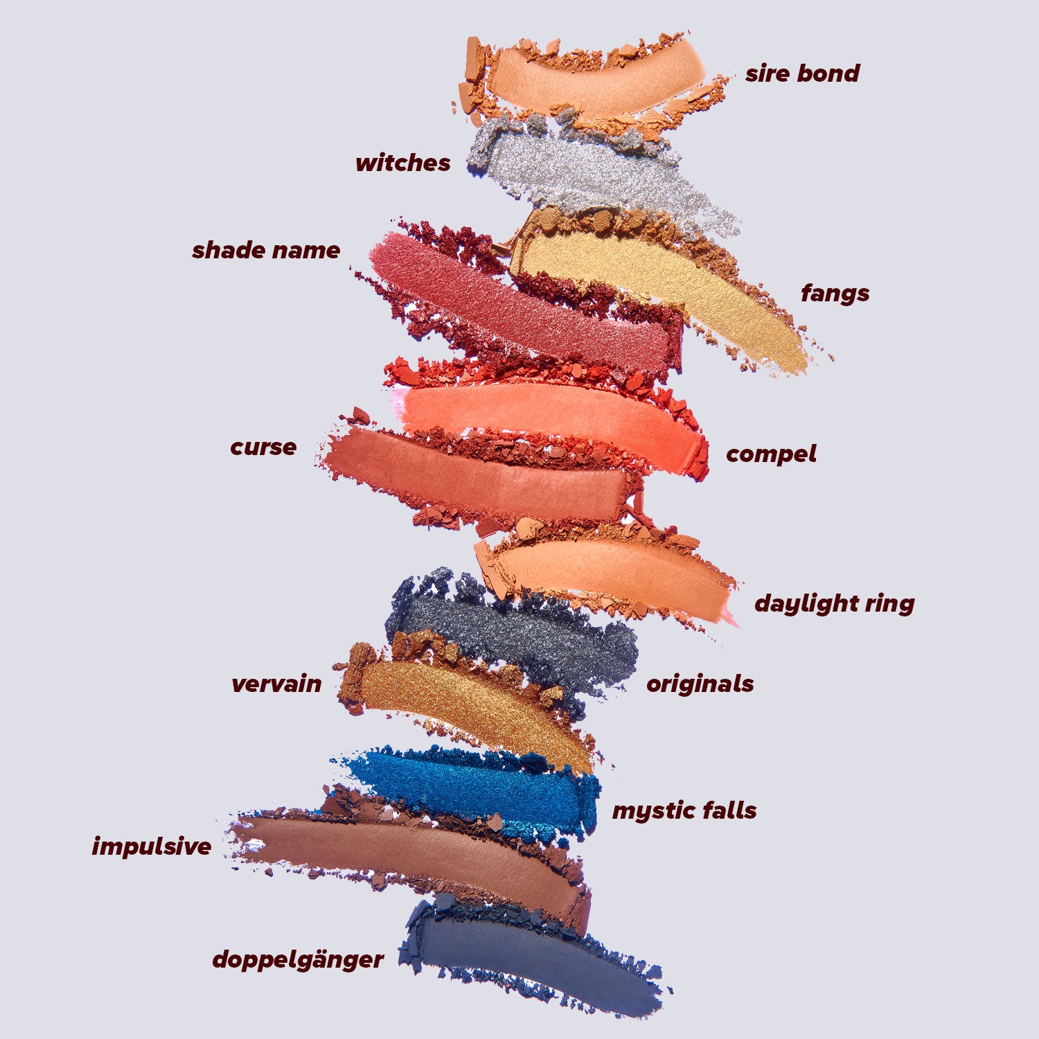 the vampire diaries x love sucks eyeshadow palette